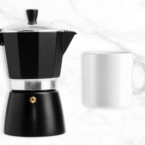 Kit Para Café Com Cafeteira Italiana - 2 Pçs-KT-90150