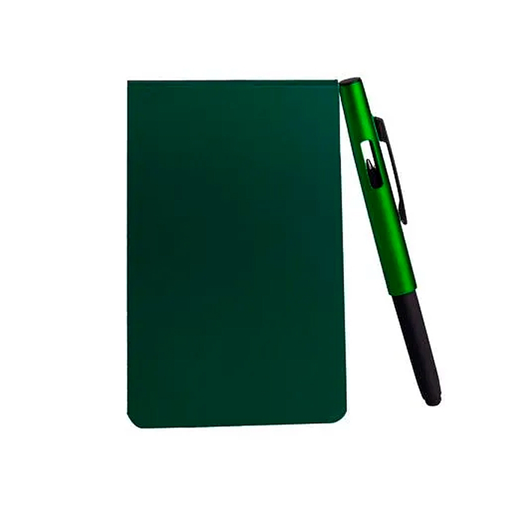 BLOCO PARA ANOTAÇÕES COM CANETA - AZUL