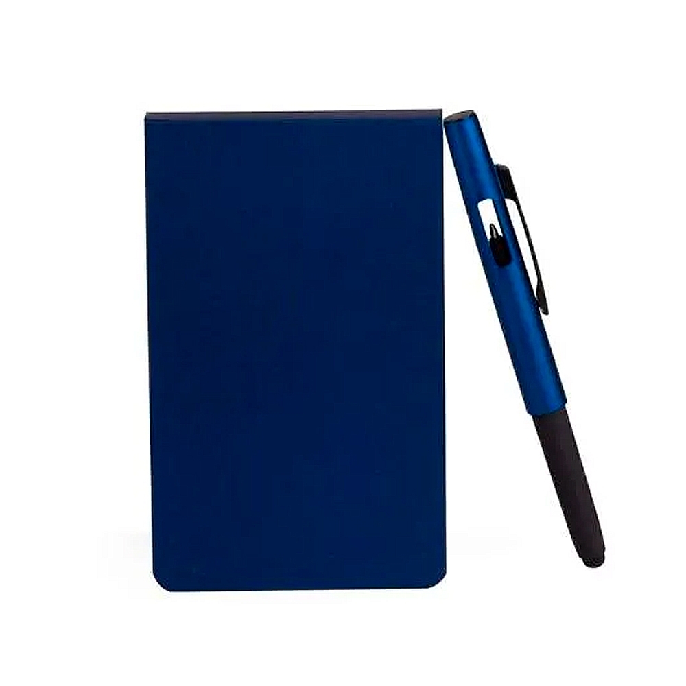 BLOCO PARA ANOTAÇÕES COM CANETA - PRETO