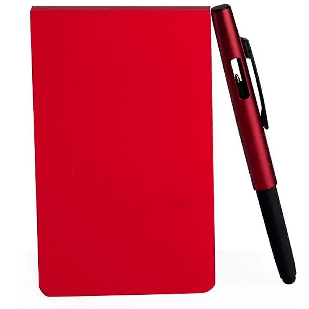 BLOCO PARA ANOTAÇÕES COM CANETA - PRETO