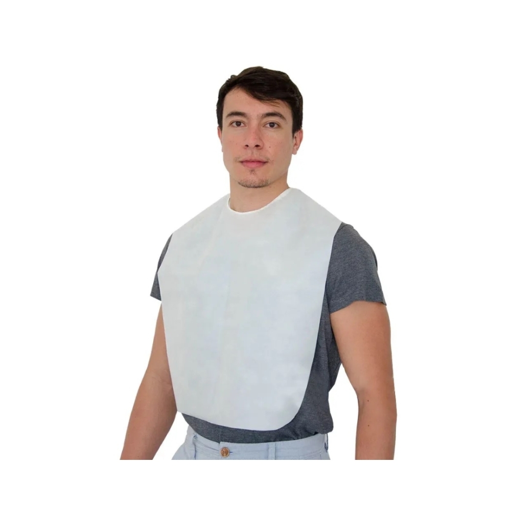  Babador TNT com Fitilho (granel) 45x50cm 30grs - Pacote com 50 Unidades Babador TNT com Fitilho (gr-BBD2