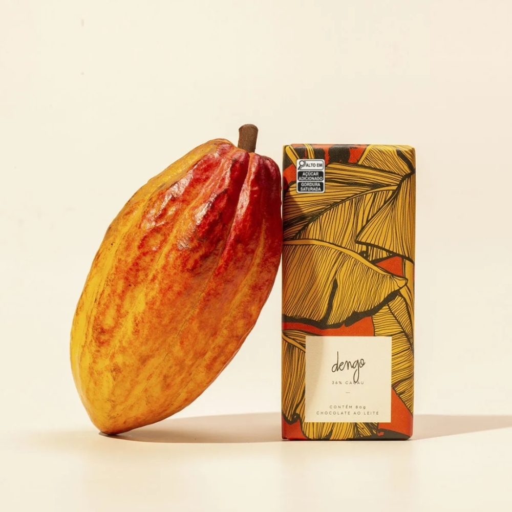 Barra de Chocolate ao Leite 38% Cacau | 80g-DENGO2