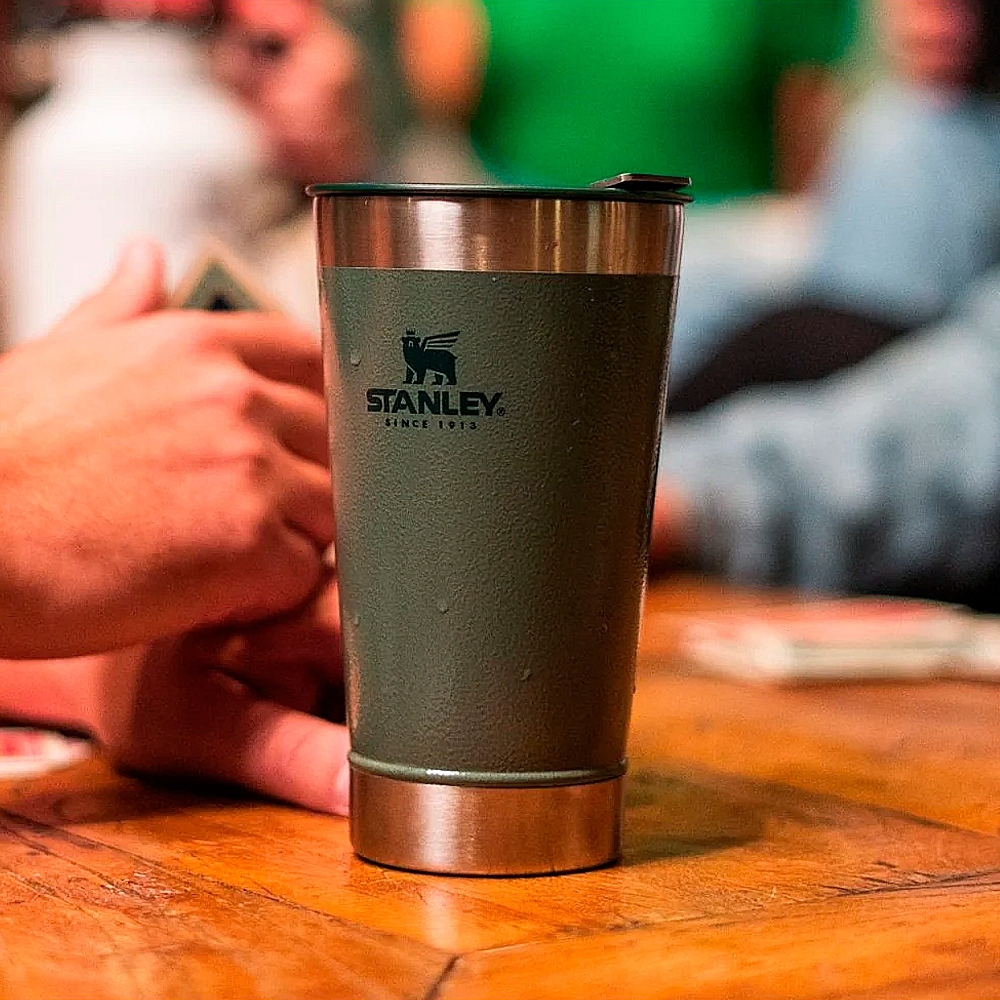 Copo Térmico de Cerveja (com tampa) Stanley Hammertone Green | 473ML