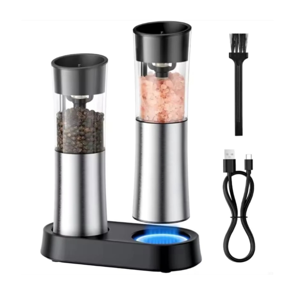 Kit 2 Moedores Elétricos Recarregável