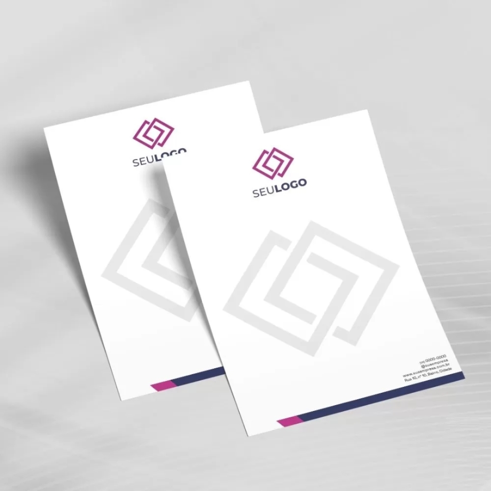 Papel timbrado 21x30cm.-PPLT